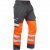 Leo Bideford Ecoviz Poly/Cotton Cargo Trouser Hi-Vis Orange/Grey - Haine de lucru - Haine de lucru Bărbați Mărimi Mari