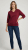 Nora Mikken GELINA Sweater Burgundy - ÎMBRĂCĂMINTE FEMEI XS-XXL - 