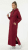 Nora Mikken MARTINA Maxi Hoodie Dress Burgundy - ÎMBRĂCĂMINTE FEMEI XS-XXL - 