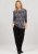 Scandinavian Caramel Tiny Flower Petals Blouse Light Blue - Tricouri imprimate pentru femei - 