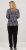 Scandinavian Caramel Tiny Flower Petals Blouse Light Blue - Tricouri imprimate pentru femei - 