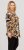 Scandinavian Caramel Flower Petals Tunic Orange and Brown - Tricouri imprimate pentru femei - 