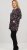 Scandinavian Caramel Flower Petals Tunic Copper and Blue - Tricouri imprimate pentru femei - 