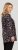 Scandinavian Caramel Flower Petals Tunic Copper and Blue - Tricouri imprimate pentru femei - 