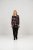 Scandinavian Caramel Flowers Tunic Red and Pink - Tricouri imprimate pentru femei - 