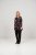 Scandinavian Caramel Flowers Tunic Red and Pink - Tricouri imprimate pentru femei - 