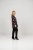 Scandinavian Caramel Flowers Tunic Red and Pink - Tricouri imprimate pentru femei - 