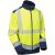 Leo Bowden Ecoviz Softshell Jacket Hi-Vis Yellow/Navy Print - Haine de lucru - Haine de lucru Bărbați Mărimi Mari