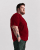 Motley Denim Stockholm T-shirt Red - Tricouri - Tricouri Bărbați Mărimi Mari