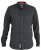 D555 Taylor Long Sleeve Shirt Charcoal - Cămăși - Cămăși Bărbați Mărimi Mari