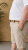 Kam Jeans 3402 Belted Dobby Weave Stretch Chino Shorts Beige - Pantaloni scurți - Pantaloni Scurți Mărimi mari Bărbați 