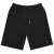Motley Denim Paris Sweatshorts Black - Pantaloni trening - Pantaloni Trening Bărbați Mărimi Mari