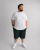 Motley Denim Paris Sweatshorts Racing Green - Pantaloni trening - Pantaloni Trening Bărbați Mărimi Mari