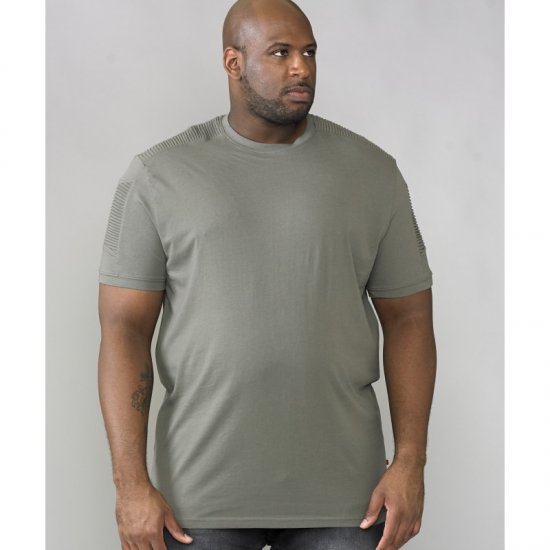 D555 Callum T-shirt Khaki - Tricouri - Tricouri Bărbați Mărimi Mari