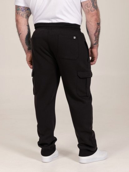 D555 Dexter 1 Cargo Jogger With Bear Embroidery TALL Negru - TALL pantaloni trening - Pantaloni sport TALL