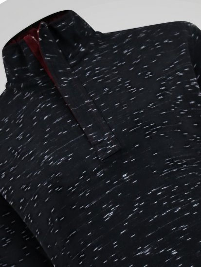 D555 Chandler Reno 1/4 Zip Neck Sweatshirt With Bear Logo Negru - Pulovere & hanorace - Pulovere & Hanorace Bărbați Mărimi Mari