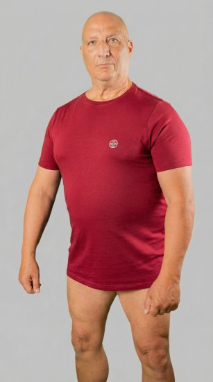 20 Nodi Mezzogiorno Sports T-Shirt Red - Tricouri - Tricouri Bărbați Mărimi Mari