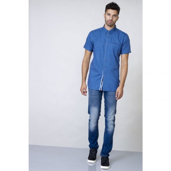 D555 Bobby Short Sleeve Shirt - Cămăși - Cămăși Bărbați Mărimi Mari