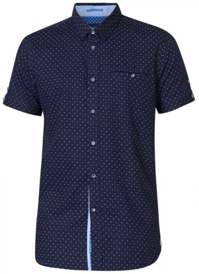 D555 Kurt Printed Short Sleeve Shirt - Cămăși - Cămăși Bărbați Mărimi Mari