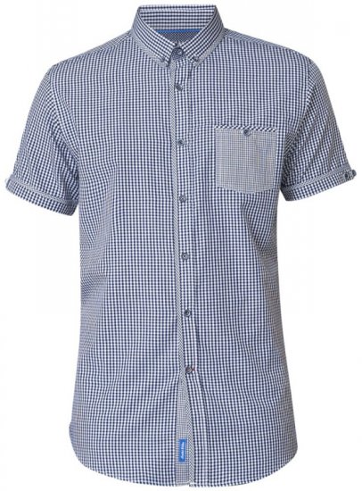 D555 Hank Gingham Short Sleeve Shirt - Cămăși - Cămăși Bărbați Mărimi Mari