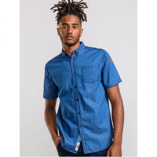 D555 Arnold Denim Shirt - Cămăși - Cămăși Bărbați Mărimi Mari