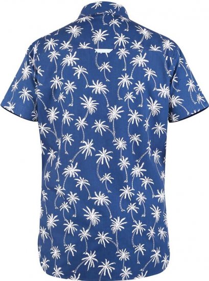 D555 BURLEY Palm Tree Print Shirt - Cămăși - Cămăși Bărbați Mărimi Mari