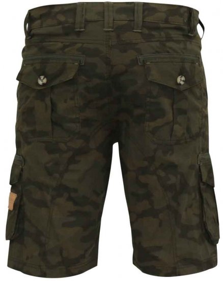 D555 Woobridge Camo Cotton Cargo Shorts - Pantaloni scurți - Pantaloni Scurți Mărimi mari Bărbați 