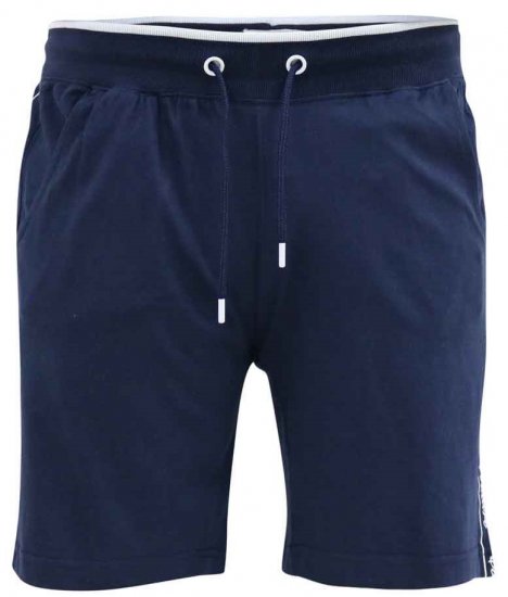 D555 Brantham Couture Elasticated Waistband Shorts Navy - Pantaloni trening - Pantaloni Trening Bărbați Mărimi Mari