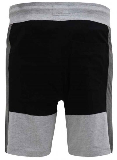 D555 Kirton Couture Elasticated Waistband Shorts Black/Charcoal - Pantaloni trening - Pantaloni Trening Bărbați Mărimi Mari