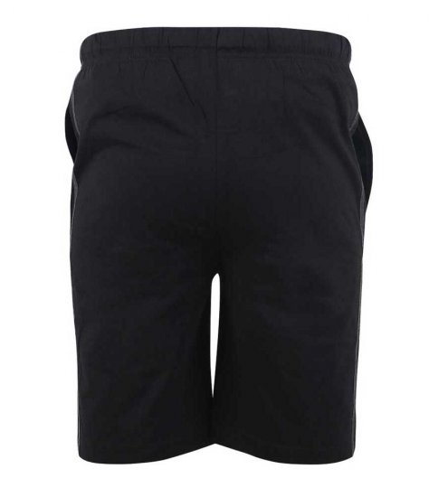 D555 Ryan Jersey Shorts 2-pack Black/Charcoal - Pantaloni trening - Pantaloni Trening Bărbați Mărimi Mari
