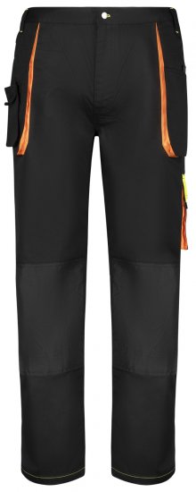Adamo 109110 Pantaloni De Lucru Negri - Haine de lucru - Haine de lucru Bărbați Mărimi Mari