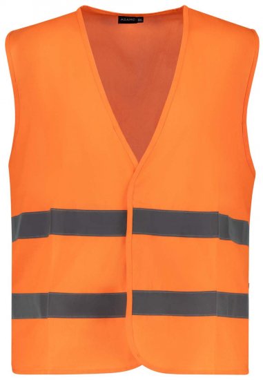 Adamo 109140 Vestă Reflectorizantă Portocalie - Haine de lucru - Haine de lucru Bărbați Mărimi Mari