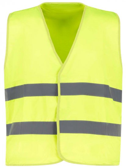 Adamo 109140 Vestă Reflectorizantă Galbenă - Haine de lucru - Haine de lucru Bărbați Mărimi Mari