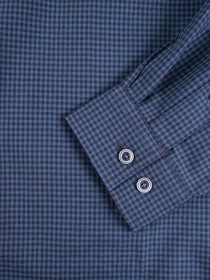 D555 Melbourne Gingham Check Long Sleeve Button Down Shirt - Cămăși - Cămăși Bărbați Mărimi Mari