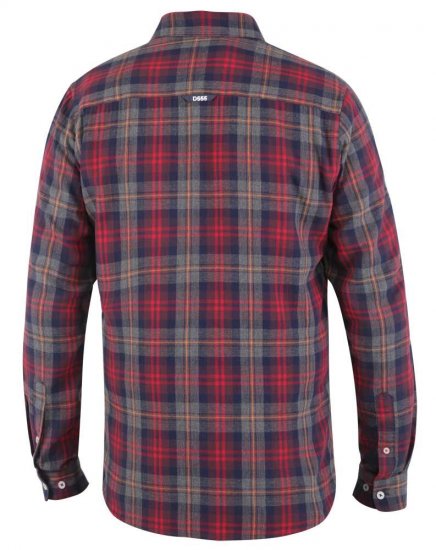 D555 Abbot LS Flannel Shirt - Cămăși - Cămăși Bărbați Mărimi Mari