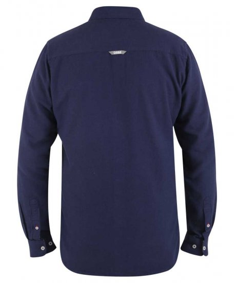 D555 Sennon LS Linen Mix Shirt - Cămăși - Cămăși Bărbați Mărimi Mari