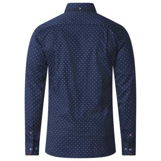 D555 Rashard Long Sleeve Printed Shirt - Cămăși - Cămăși Bărbați Mărimi Mari