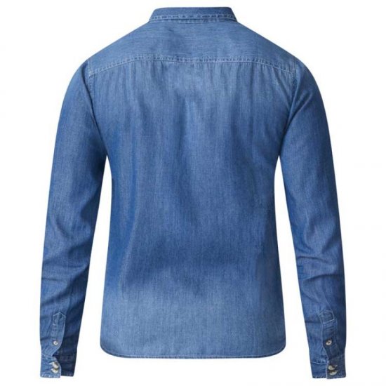 D555 Adcock Long Sleeve Vintage Denim Shirt - Cămăși - Cămăși Bărbați Mărimi Mari