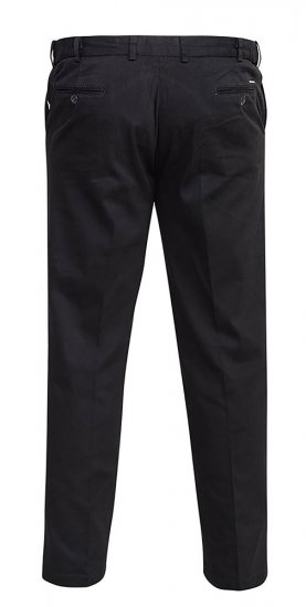 D555 Bruno Stretch Chino pants with Extenda Waist Black - Blugi & pantaloni - Blugi & Pantaloni Bărbați Mărimi Mari