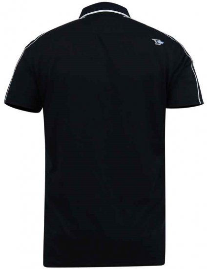 D555 Sussex Jersey Polo Shirt Dark Navy - Tricouri polo - Tricouri Polo Bărbați Mărimi Mari