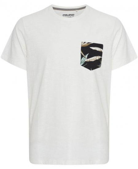 Blend 5038 T-shirt White - Tricouri - Tricouri Bărbați Mărimi Mari