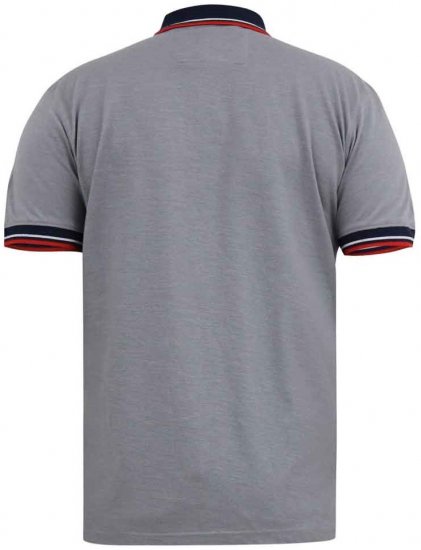 D555 Mersea Polo Shirt With Chest Embroidery - Tricouri polo - Tricouri Polo Bărbați Mărimi Mari