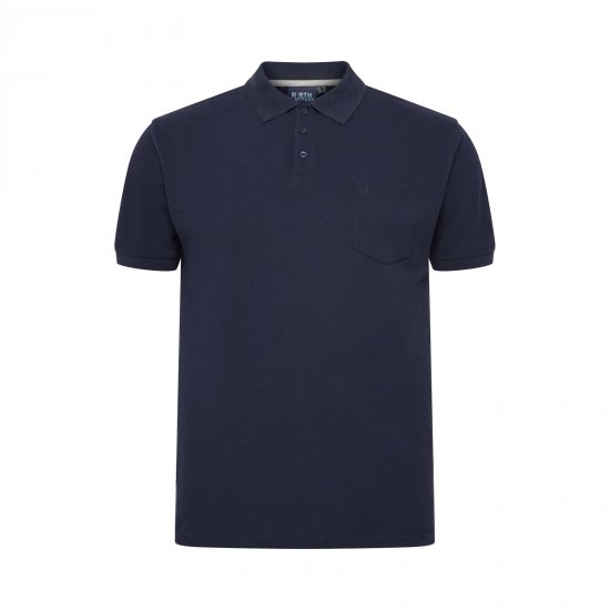 North Latitude Polo Navy Blue - Tricouri polo - Tricouri Polo Bărbați Mărimi Mari