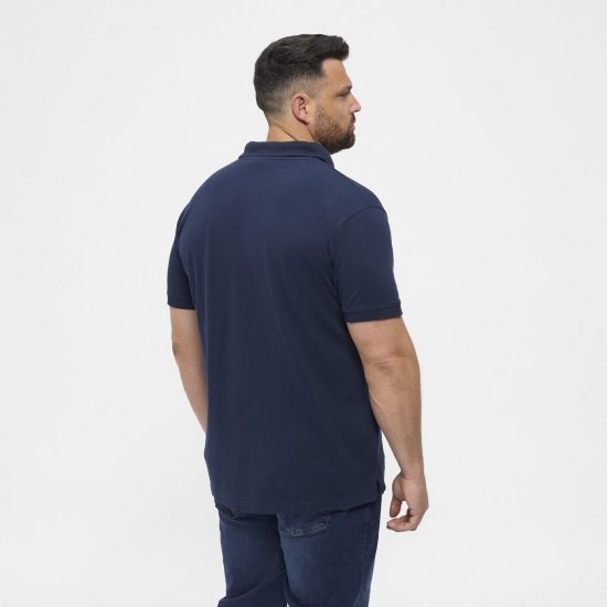 North Latitude Polo Navy Blue - Tricouri polo - Tricouri Polo Bărbați Mărimi Mari