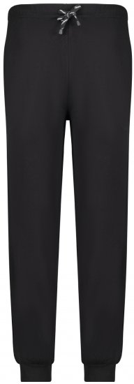 Adamo Jakob Pyjama Pants with Cuffs Black - Lenjerie intimă & costum baie - Lenjerie Intimă Bărbați Mărimi Mari