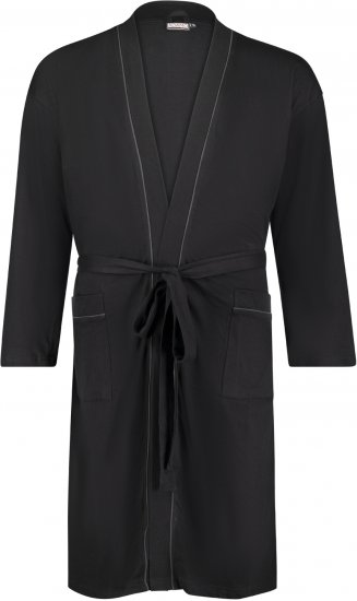 Adamo Boris House Coat Black - Lenjerie intimă & costum baie - Lenjerie Intimă Bărbați Mărimi Mari