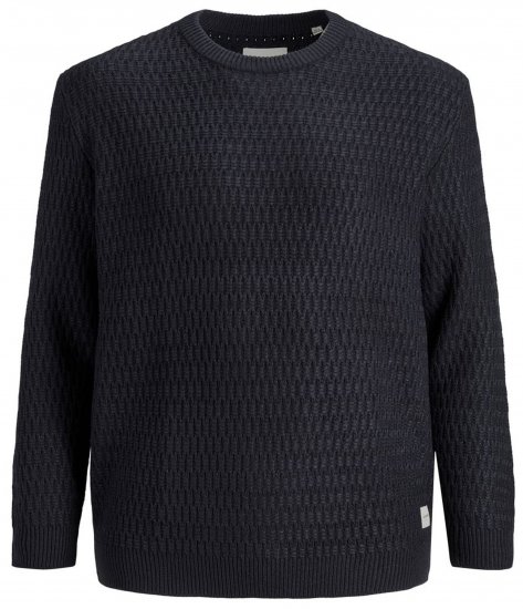 Jack & Jones JCOBRANDON Knit Black - Pulovere & hanorace - Pulovere & Hanorace Bărbați Mărimi Mari