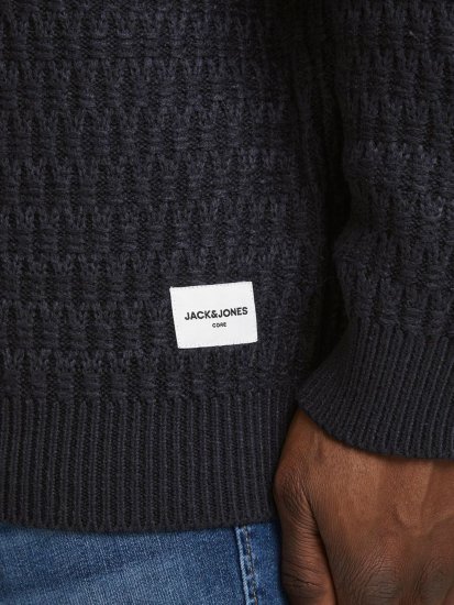 Jack & Jones JCOBRANDON Knit Black - Pulovere & hanorace - Pulovere & Hanorace Bărbați Mărimi Mari
