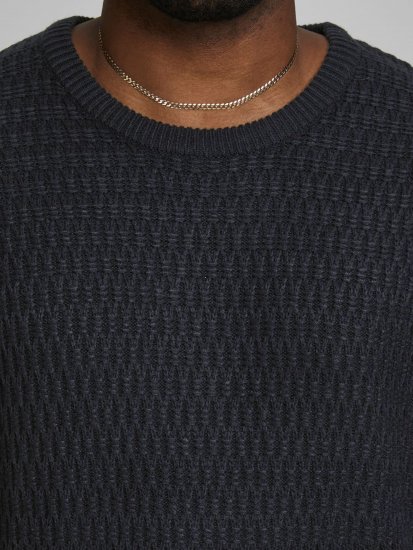 Jack & Jones JCOBRANDON Knit Black - Pulovere & hanorace - Pulovere & Hanorace Bărbați Mărimi Mari