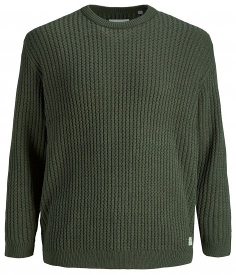 Jack & Jones JCOBRANDON Knit Forest - Pulovere & hanorace - Pulovere & Hanorace Bărbați Mărimi Mari